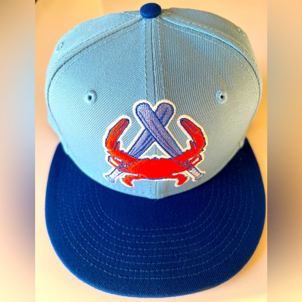 Baltimore Orioles New Era Light Blue and Navy Crab Logo Snapback Hat